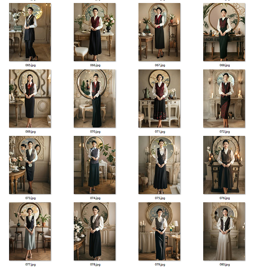 東方雅韻制服圖鑒｜國風美學客服人員制服書籍畫冊