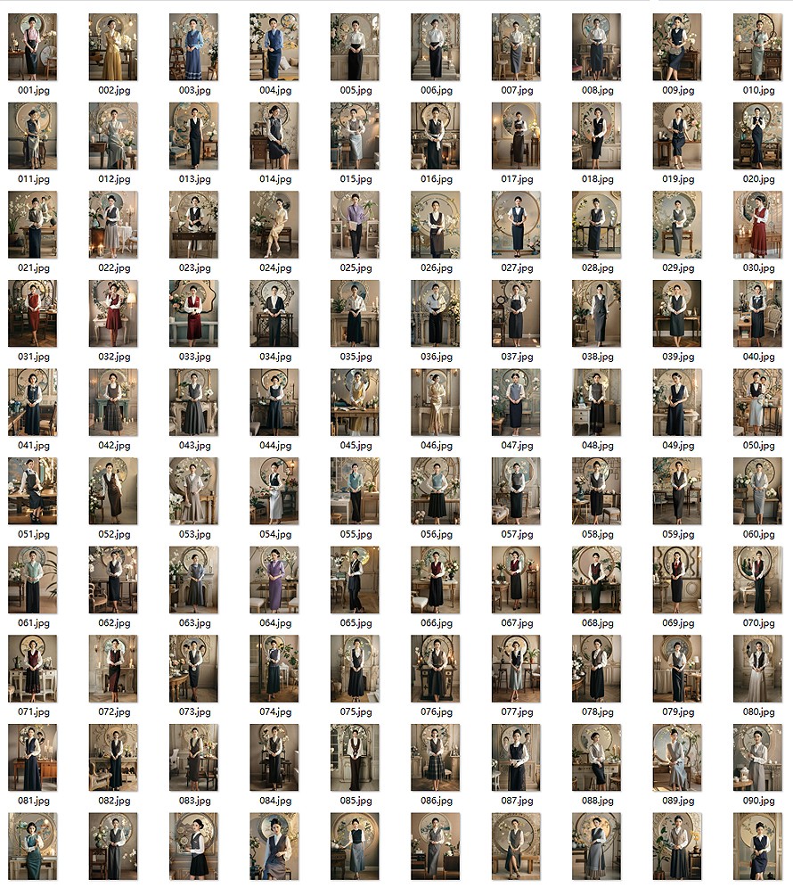 東方雅韻制服圖鑒｜國風美學客服人員制服書籍畫冊