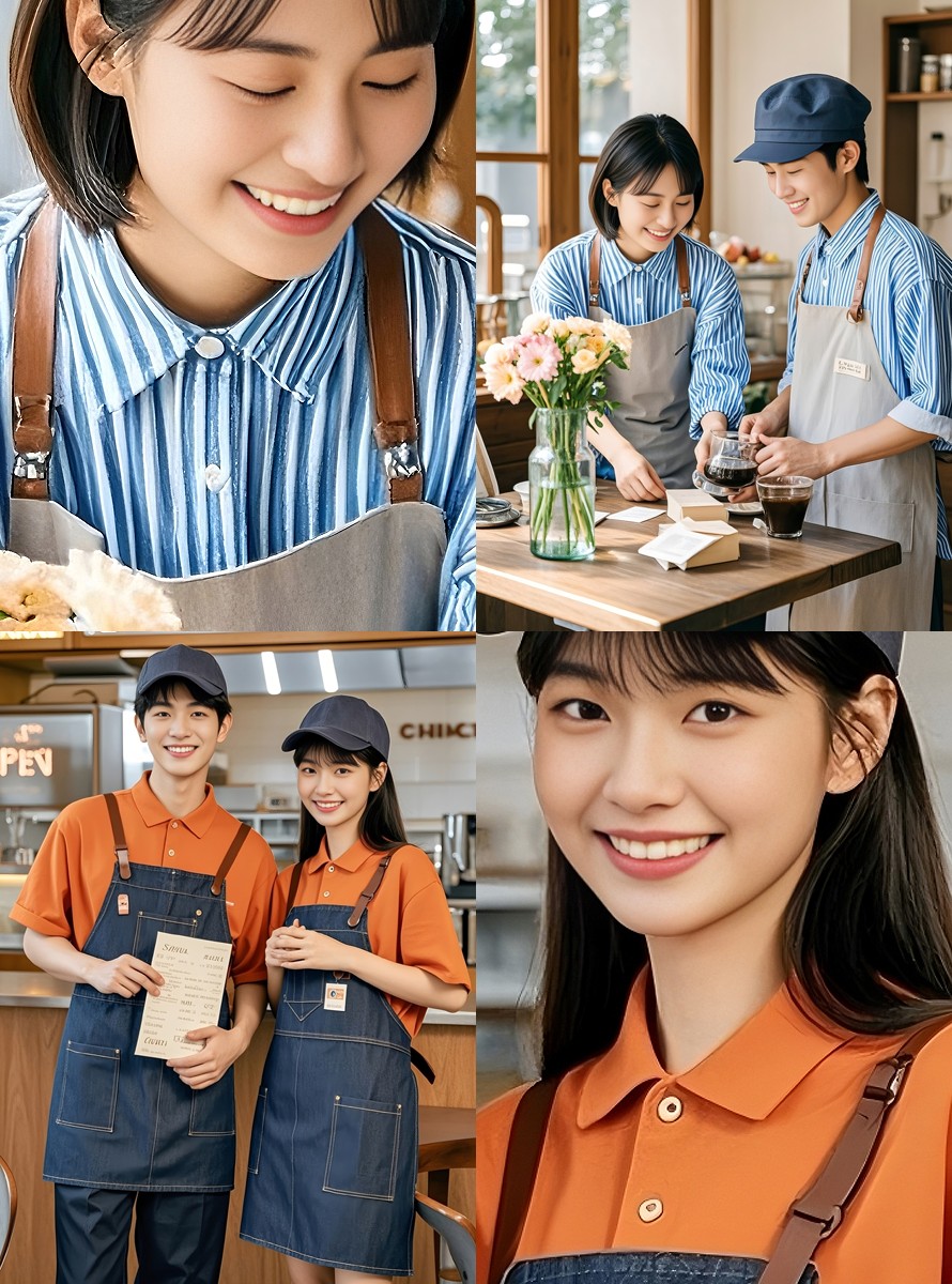 2025-2026夏季餐飲工作服，奶茶工作服，咖啡工作服，蛋糕店工作服，功能美學指南
