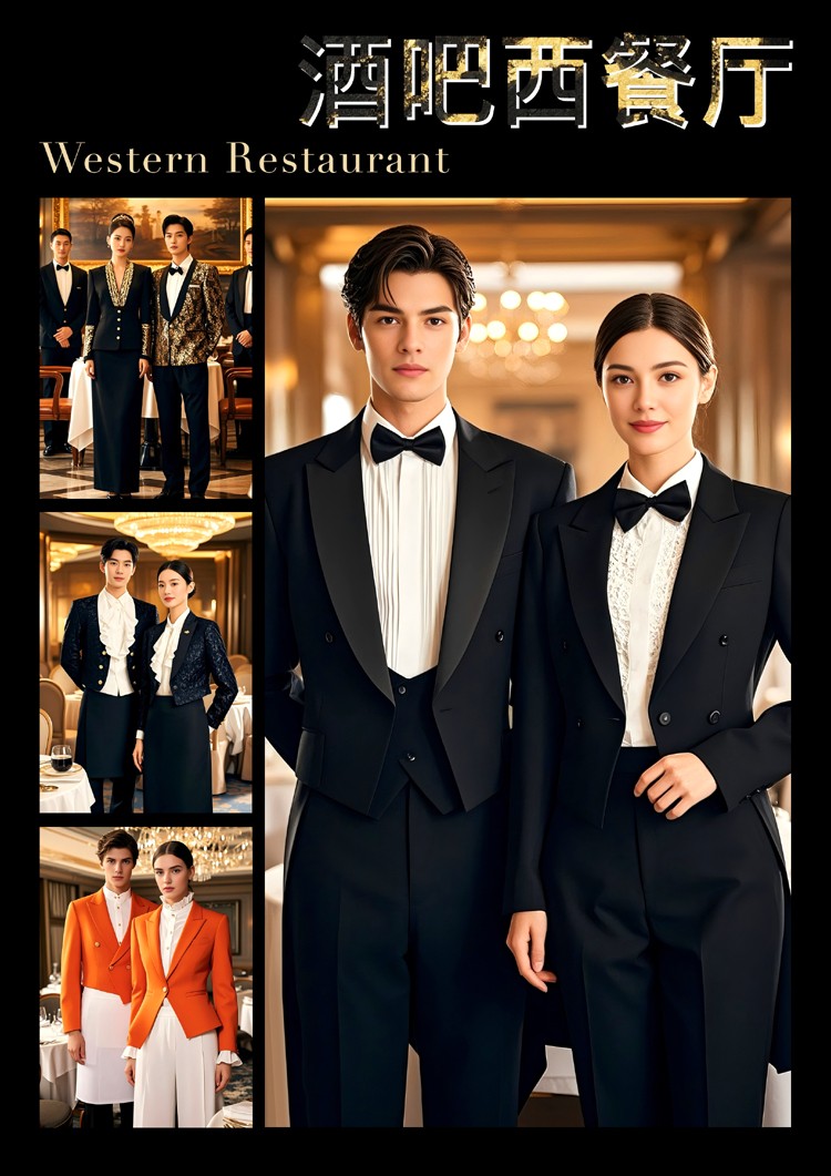 EFZZ國(guó)際酒店秋冬制服，酒店人工作服定制圖