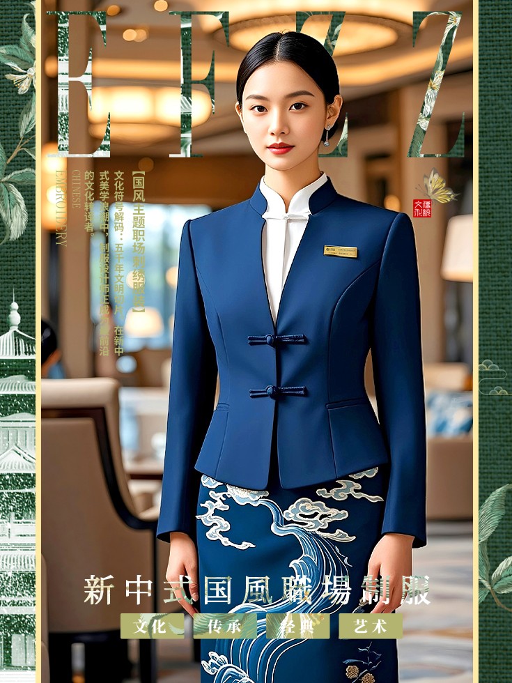 傳統元素現代化：新中式國風職場工作服圖鑒二