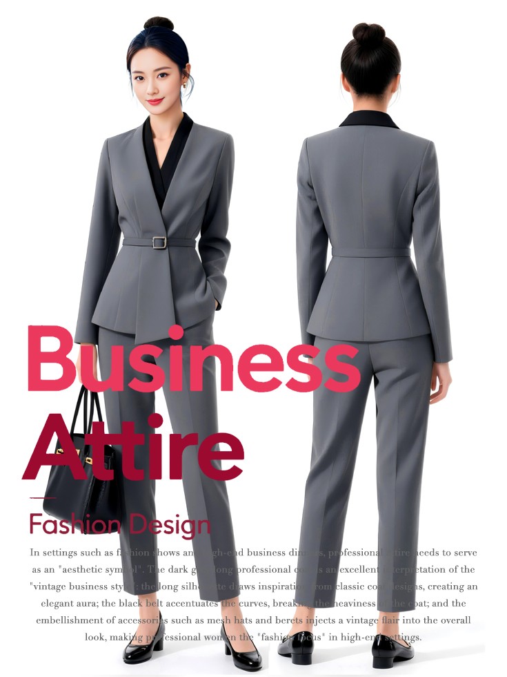 時尚女職業裝定制圖鑒：高端服務行業的形象密碼!