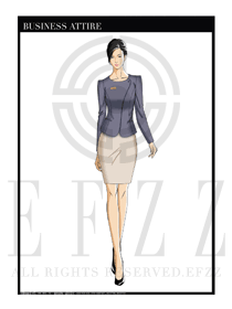 女時(shí)尚OL職業(yè)裝設(shè)計(jì)圖1211