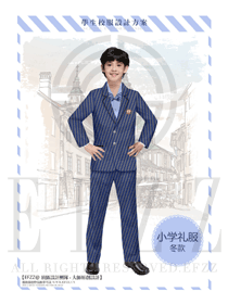 原創(chuàng)設(shè)計(jì)男款小學(xué)禮服冬裝學(xué)生服款式設(shè)計(jì)圖003