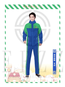 原創(chuàng)設(shè)計(jì)淺綠色男款學(xué)生服制服款式圖030