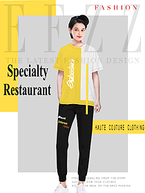 新款女款快餐店服務員制服設計圖256