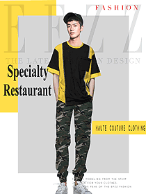 新款短袖男款快餐店服務員制服設計圖280