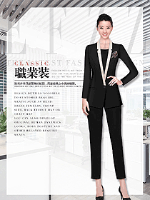 原創制服設計女秋冬職業裝制服設計圖1804