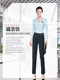 原創(chuàng)制服設計女職業(yè)裝長袖襯衫款式圖362