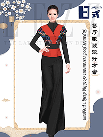 原創(chuàng)制服設(shè)計日式料理服務(wù)員制服款式圖351