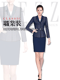 原創制服設計女職業裝夏裝款式圖856