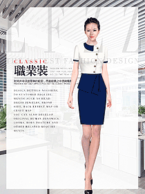 女職業裝夏裝制服設計圖890