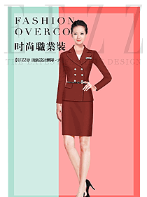 時尚女秋冬職業裝制服設計圖1652