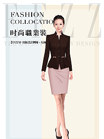 時尚女秋冬職業(yè)裝制服設計圖1760