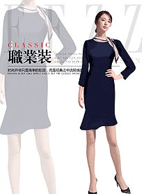 原創制服設計女職業裝夏裝款式圖952