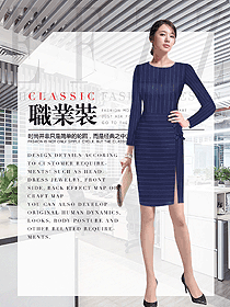 新款女職業(yè)裝夏裝制服設計圖959