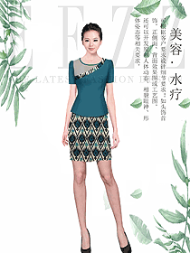 時尚SPA水療會所咨客制服設計圖519