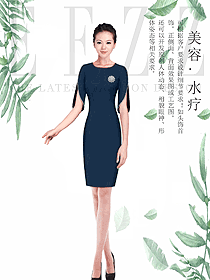 時尚水療SPA會所咨客迎賓服裝款式圖448