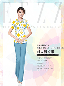 時(shí)尚女款醫(yī)療美容護(hù)士制服設(shè)計(jì)圖803