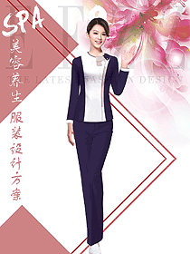 原創設計短袖女款醫美護士服裝款式圖816
