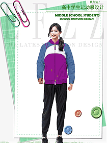 原創(chuàng)制服設計長袖女款學生服校服款式圖164