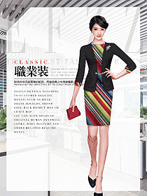 新款女職業裝夏裝制服設計圖1006