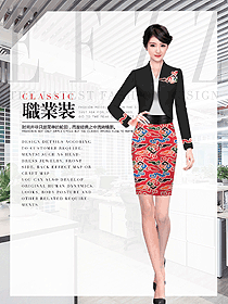 新款女職業(yè)裝夏裝制服設(shè)計圖1036