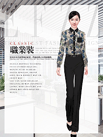 時尚女襯衣女職業(yè)裝長袖襯衫設(shè)計圖424
