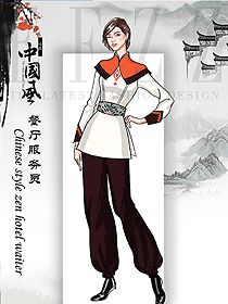 特色主題餐廳員工制服設計圖2192