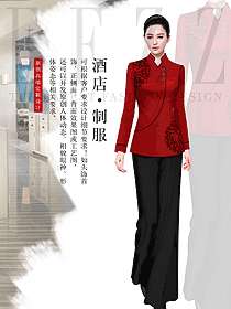 新中式中餐服務員制服設計圖2194