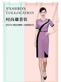 明星網紅同款長袖連衣裙服裝設計圖1057