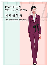 女秋冬職業裝設計圖1855