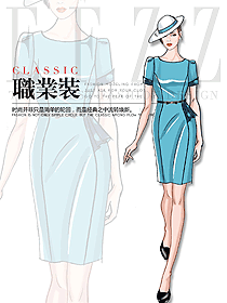 女職業裝夏裝制服設計圖1071