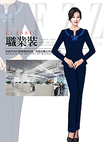 OL通勤裝女秋冬職業裝設計圖1861