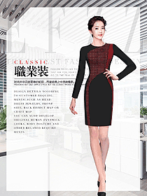 女職業(yè)裝夏裝制服設計圖1073