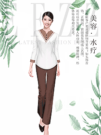 美容養(yǎng)生會(huì)所技師制服設(shè)計(jì)圖910