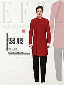 新款男職業裝大衣服裝款式圖127