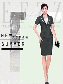 女職業裝夏裝制服設計圖1147