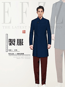 原創設計男職業裝大衣服裝款式圖128