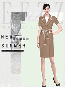 原創(chuàng)設計女夏裝制服設計圖1156