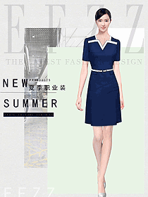 原創設計女夏裝制服設計圖1176
