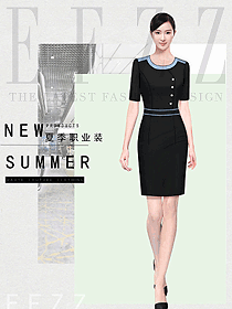 新款女職業裝夏裝服裝款式圖1178