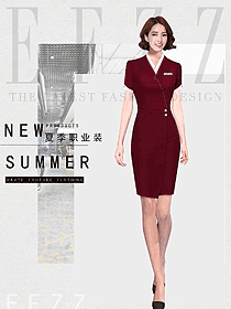 女職業裝夏裝制服設計圖1191