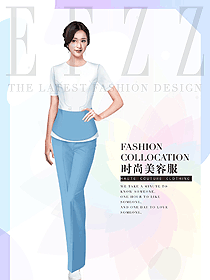 時尚養生會所服務生制服設計圖952