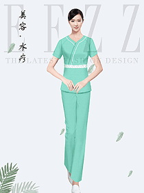 美容養(yǎng)生會所技師制服設計圖957