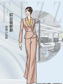 原創(chuàng)設(shè)計(jì)女秋冬職業(yè)裝設(shè)計(jì)圖2093