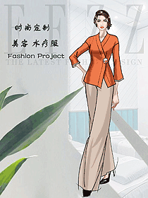 新款按摩技師服款式設計圖1564