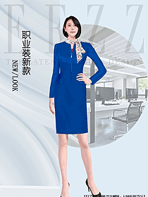 原創設計女秋冬職業裝設計圖2113