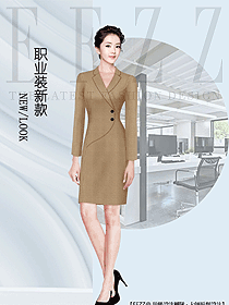 原創(chuàng)設(shè)計女秋冬職業(yè)裝設(shè)計圖2117