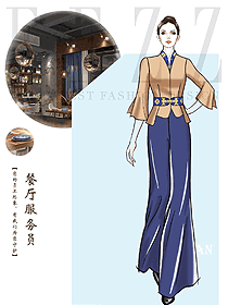 原創設計會所服務生制服設計圖995